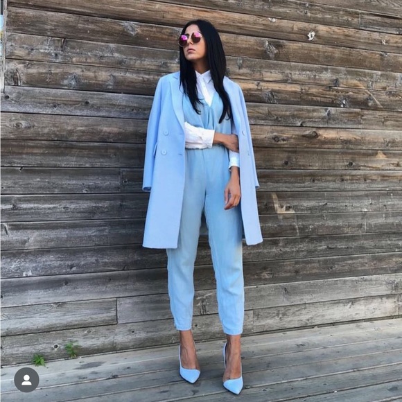 🛍️ZARA DENIM LIKE JUMPSUIT - Picture 1 of 7